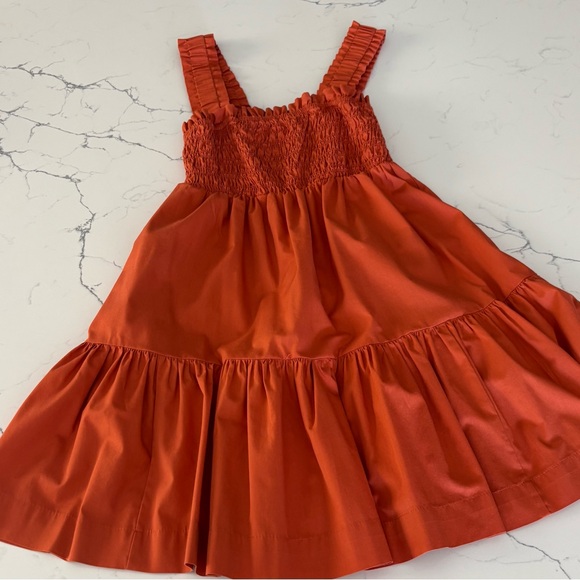 Abercrombie & Fitch Terracotta Smocked Dress - Picture 10 of 13